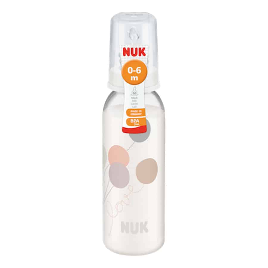 Nuk-classic-polypropylene-baby-bottle-240ml-with-teat