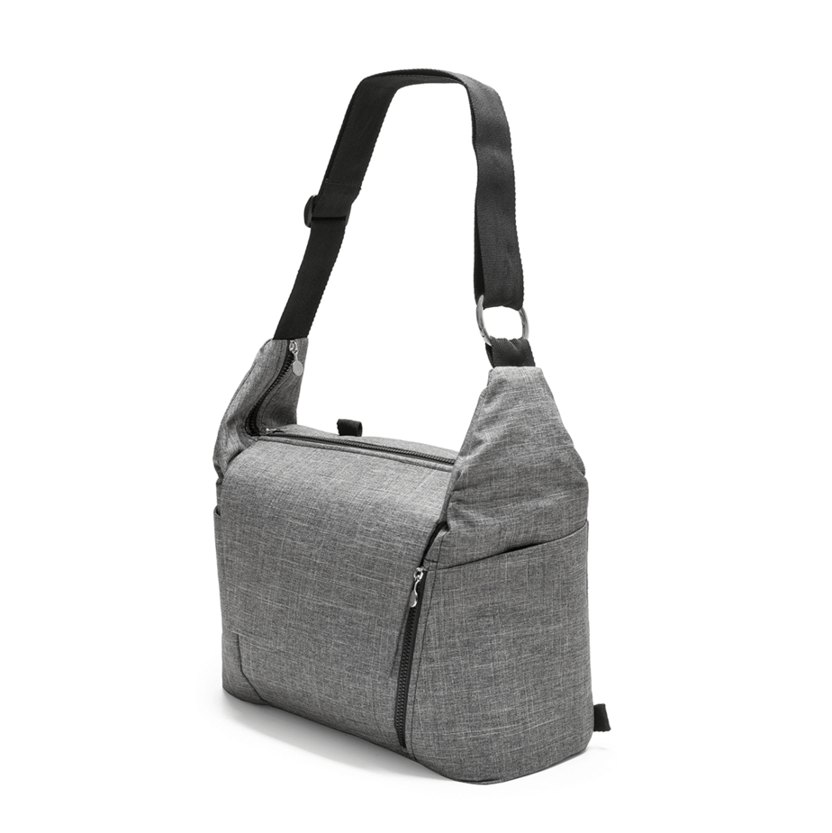 457104-stokke-stroller-change-bag-nappy-pushchair-pram-out-and-about-walking-baby-bottles-xplory-scoot-trailz-black-melange-1-