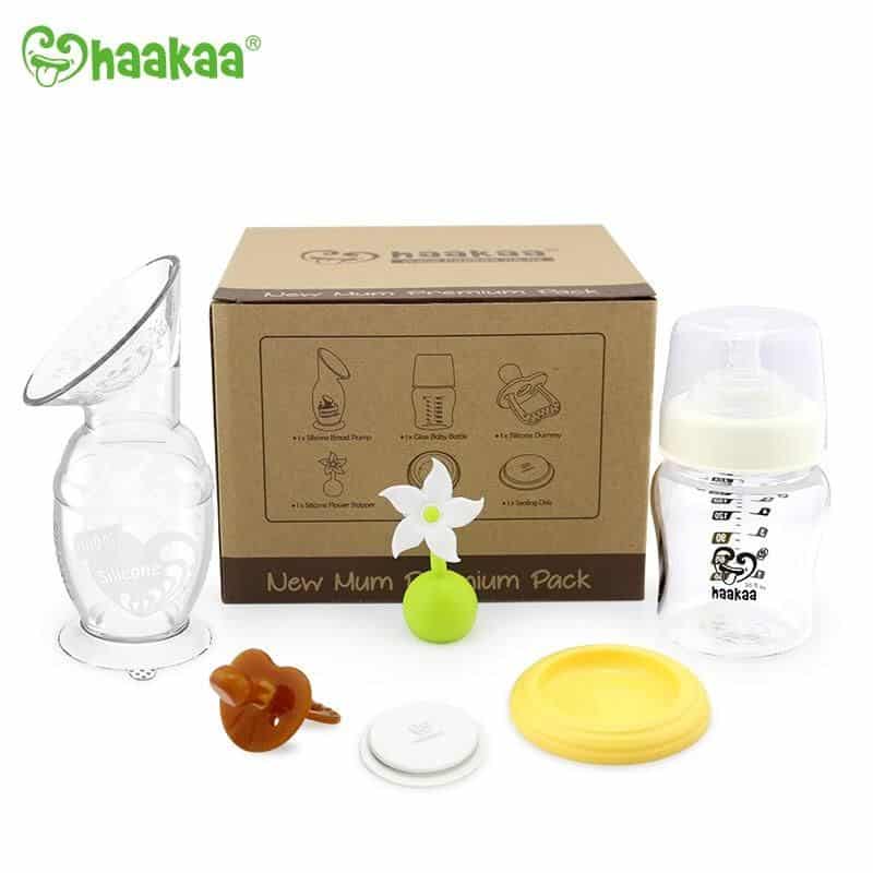 gbhk09 w haakaa baby care feeding new mum premium pack pump
