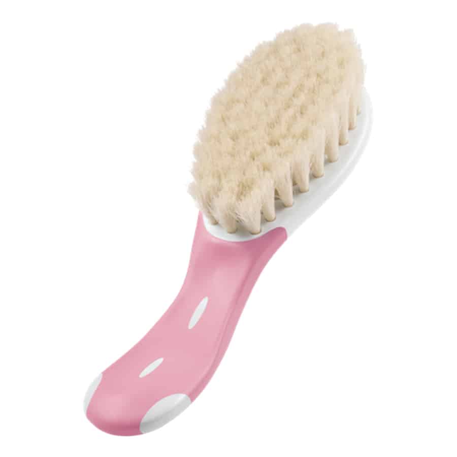 Nuk-extra-soft-baby-brush-pink