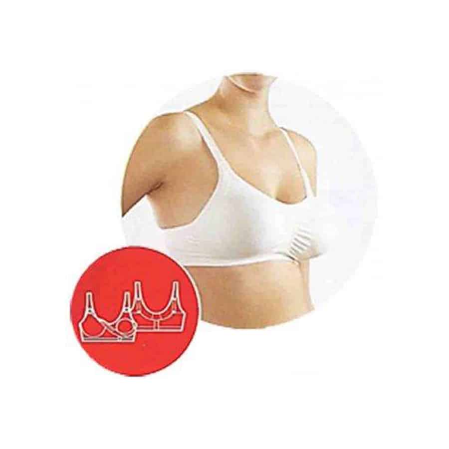Nuk-adjustable-nursing-bra-white