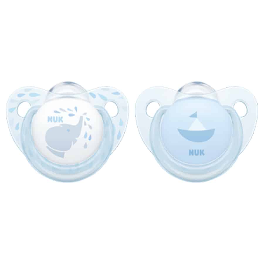 Nuk-baby-rose-blue-silicone-soother-blue