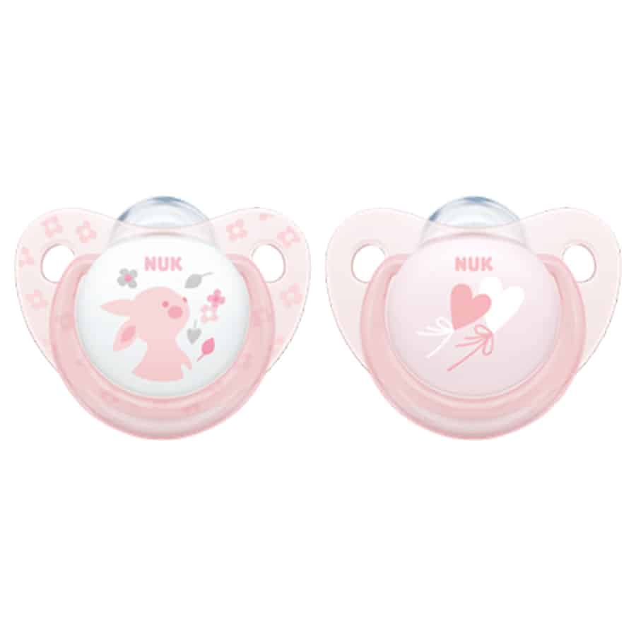 Nuk-baby-rose-blue-silicone-soother-rose