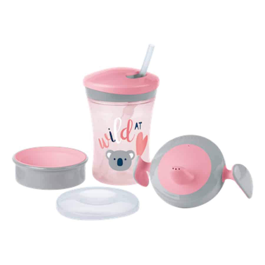 Nuk-learn-to-drink-set-230ml-pink