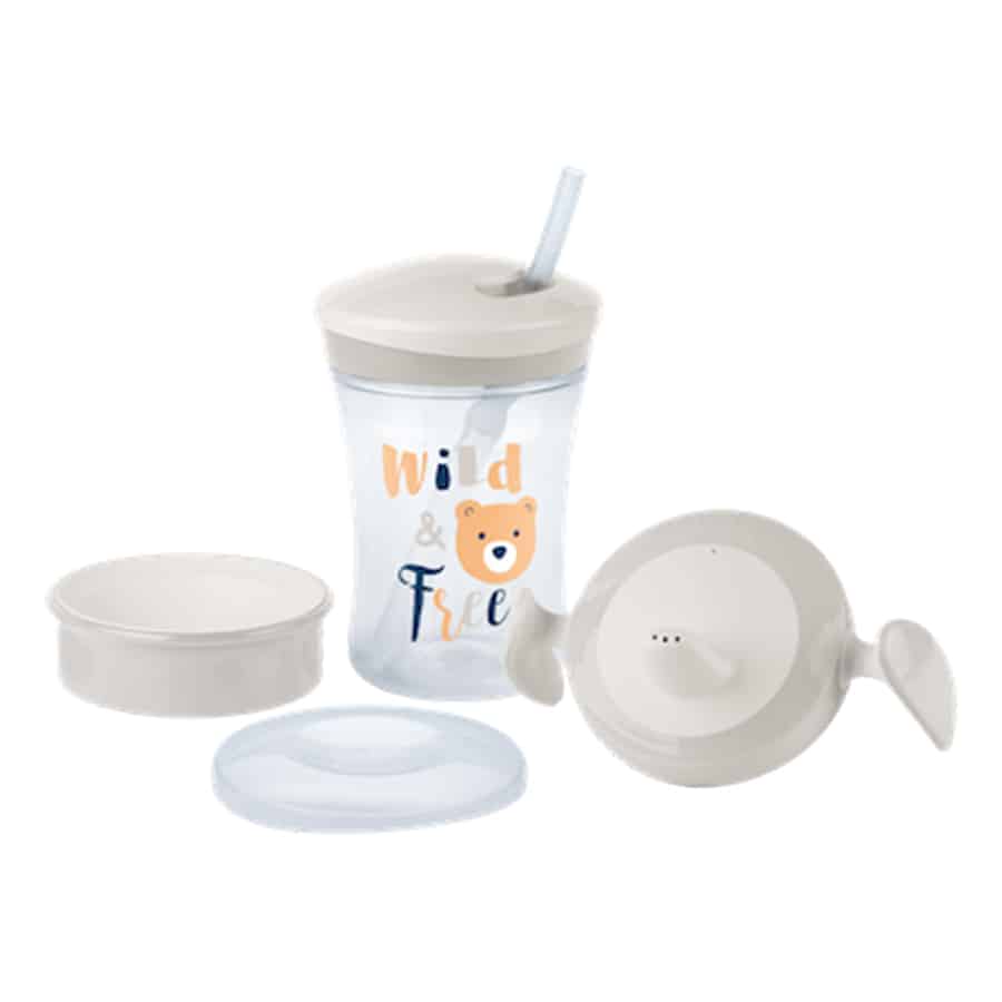Nuk-learn-to-drink-set-230ml-white