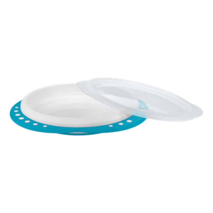 Nuk-plate-with-lid-blue