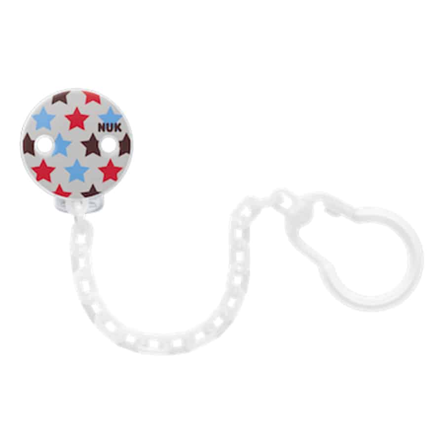 Nuk-soother-chain-stars