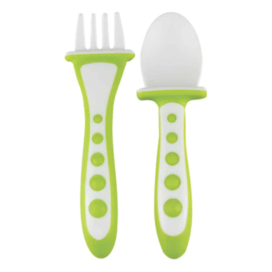 Nuk-training-cutlery-set-green