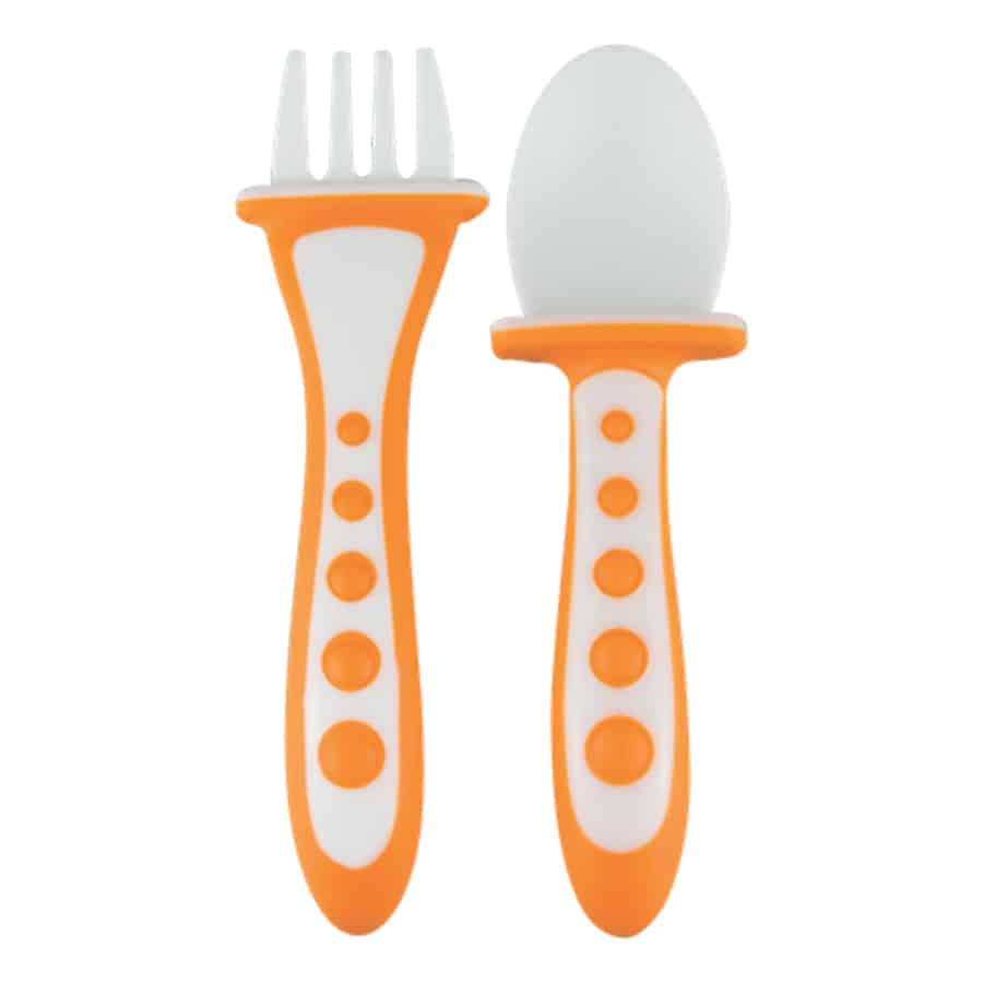 Nuk-training-cutlery-set-orange