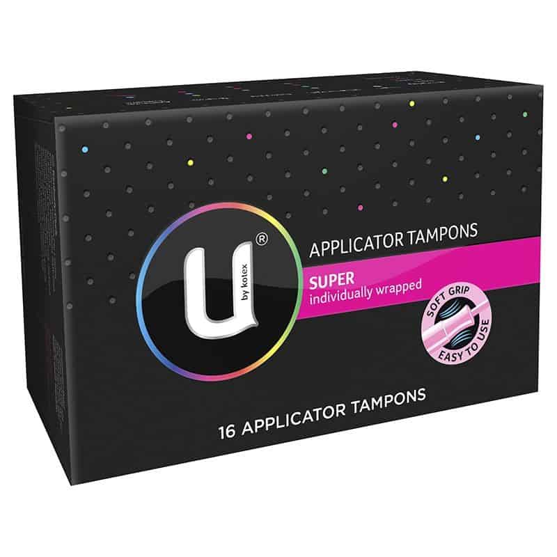 U By Kotex Applicator Tampons Super 16s-0
