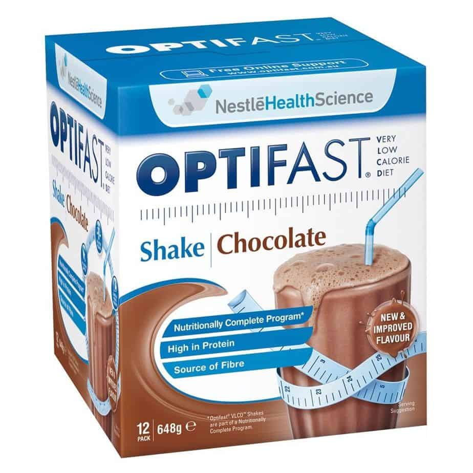 Optifast Chocolate Shake 12 sachets x 53g each-0