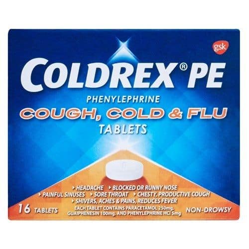 COLDREX PE Cough Cold & Flu 16 tab-0