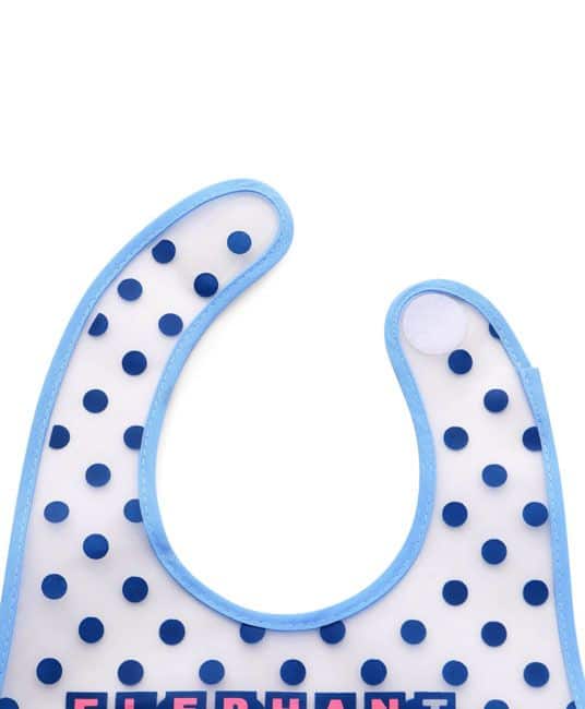 Baby Baby Bibs Elephant Print - Blue-5046
