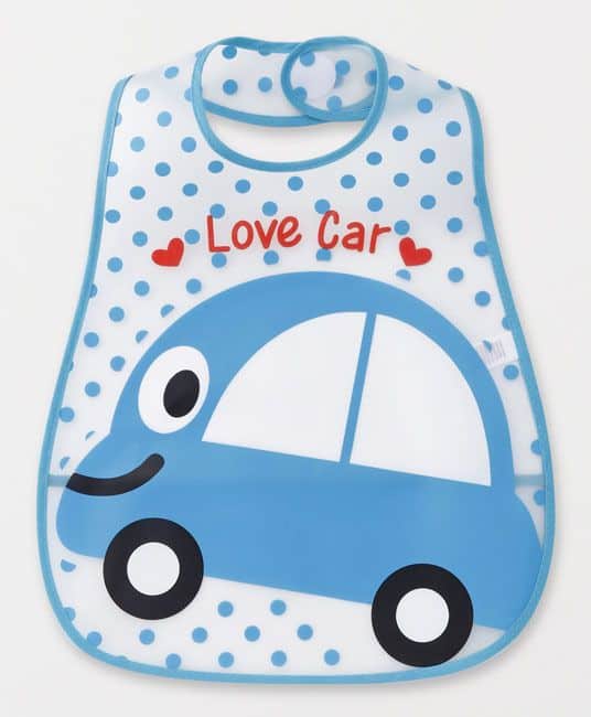 Baby Bib Car Print (Color May Vary)-5062
