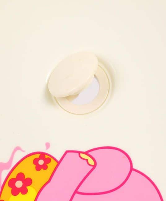 Baby Bath Tub Bear & Bunny Print - Off White-5603