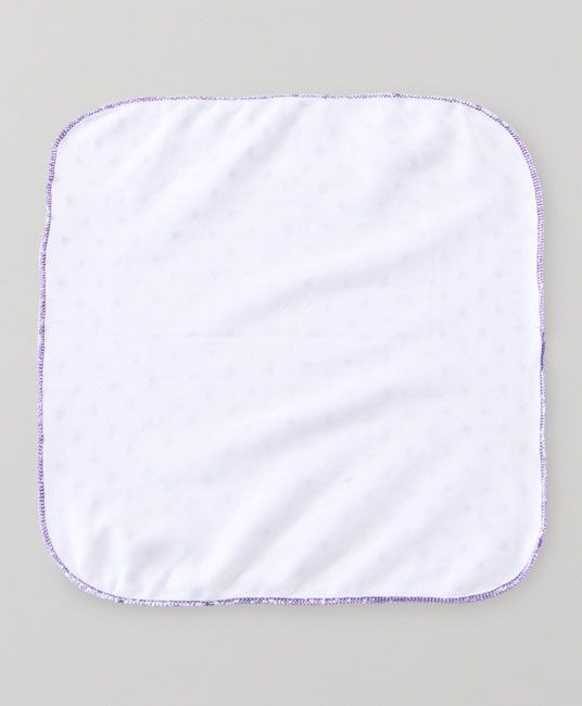 Baby Terry Face Napkins Polka Dot Print Pack Of 6 - Multicolor-4548