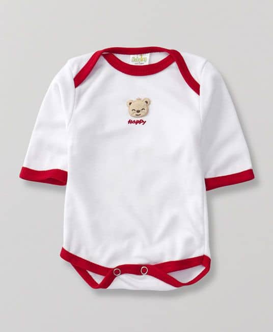 Baby Baby Clothing Gift Set Bear Print Red - Pack of 4-2989
