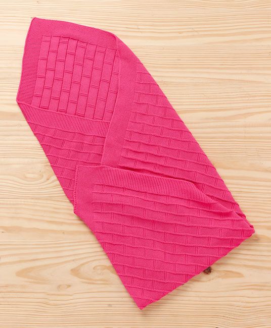 Baby Premium Cotton Knitted Blanket - Pink-2969