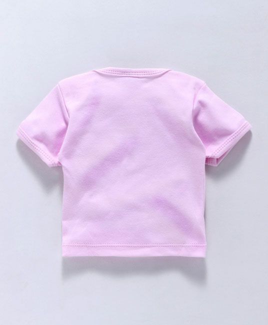 Baby Clothing Set Embroidered Design Pink - 4 piece-3041
