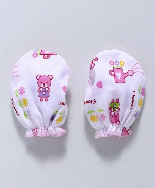 Baby Clothing Set Embroidered Design Pink - 4 piece-3045