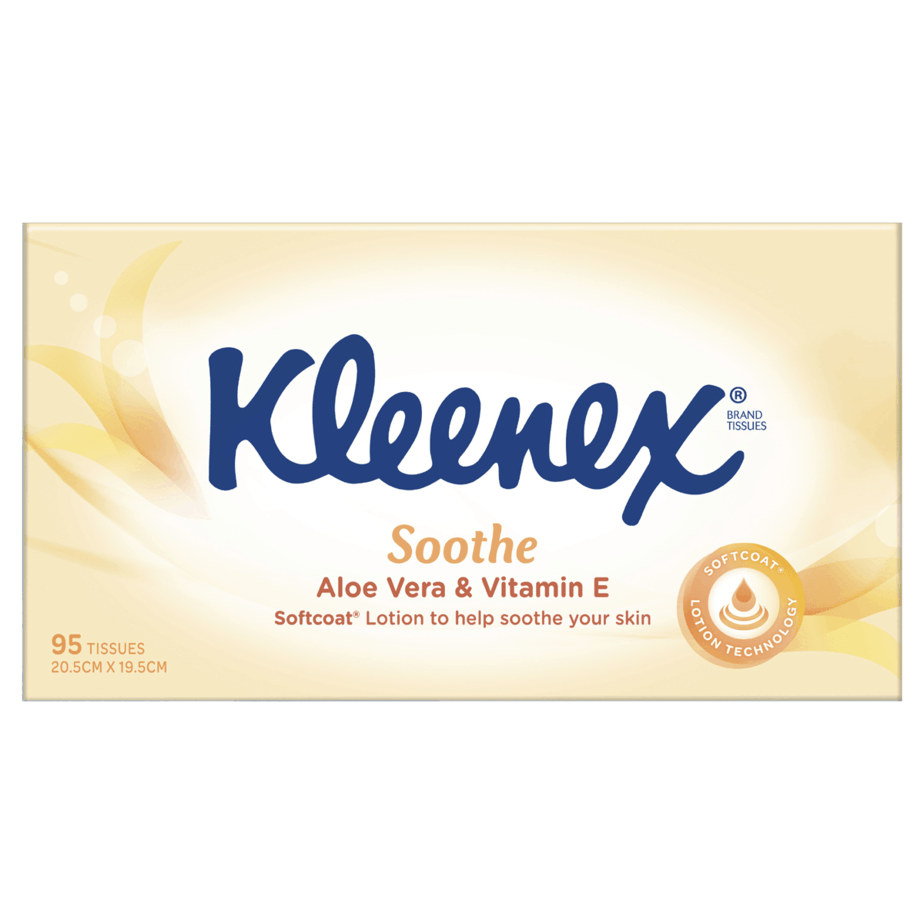 Kleenex Extra Care Aloe Vera Tissues 95s-1885
