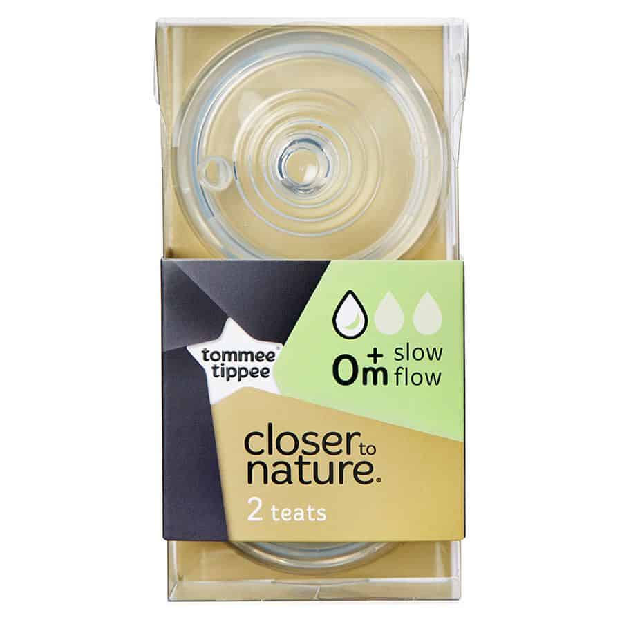 Closer To Nature Slow Flow Teats 2pk-0
