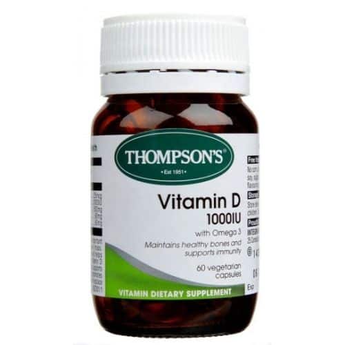 THOMPSONS Vit D 60 caps-0