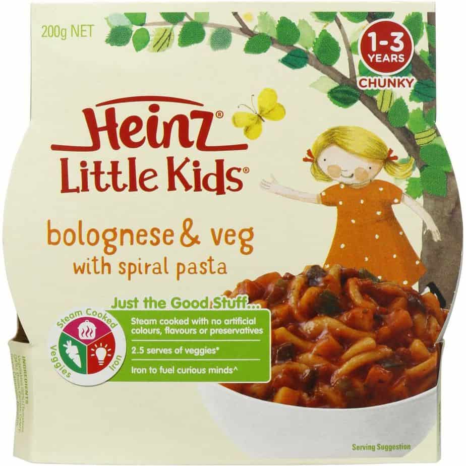 Heinz Little Kids Meals - Spiral Pasta Bolognese with Vegetables-1146