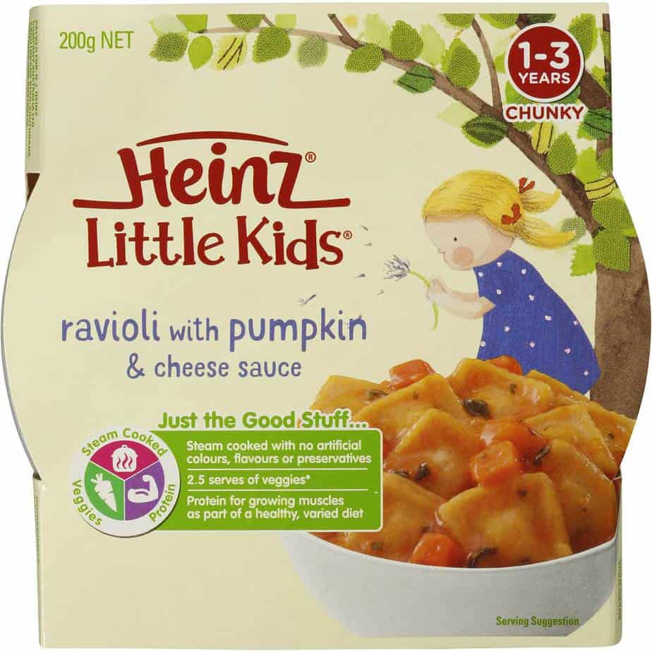 Heinz Little Kids Meals - Ravioli with Pumpkin & Cheese Sauce-1144