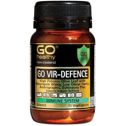 GO Healthy Vir Defence (Olive Leaf) Vegicaps 30's-25