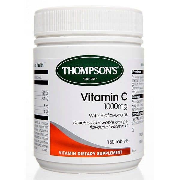 THOMPSONS Vit C 1000mg chewable 150s-0