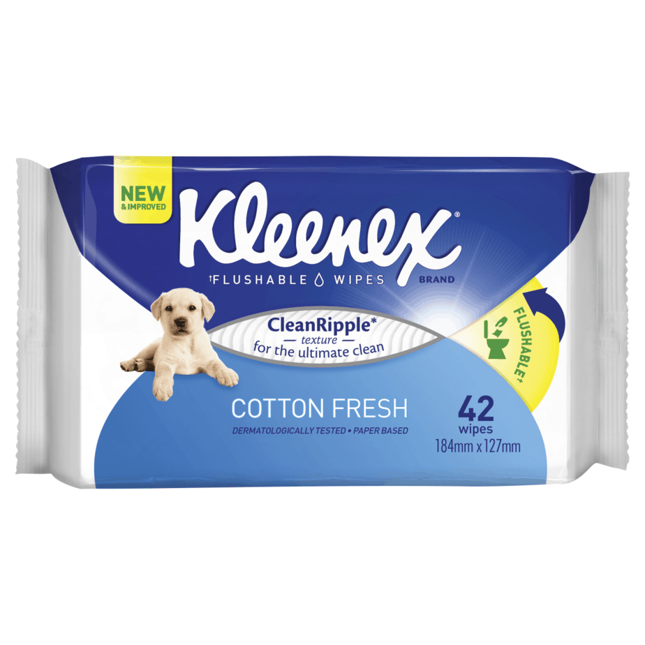 Kleenex Cottonelle Flushable Cleansing Cloths Refill 42s-1923