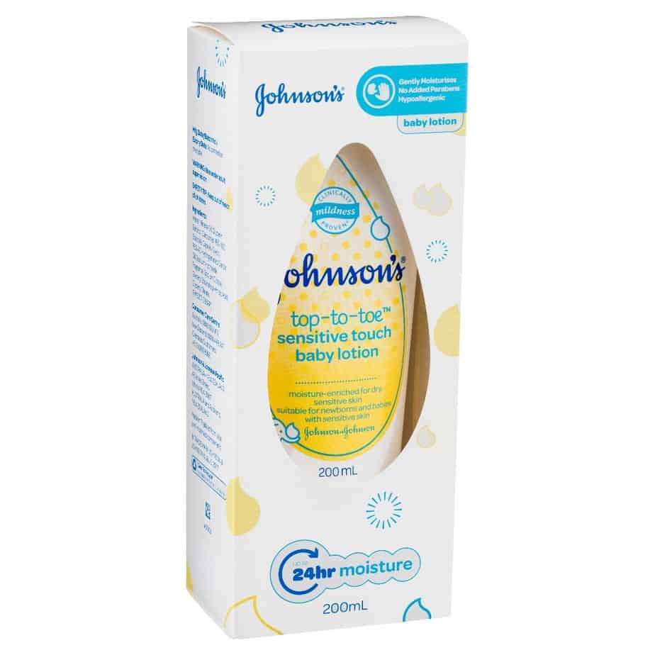 Johnson's Top-to-Toe Sensitive Touch Lotion 200mL-1215