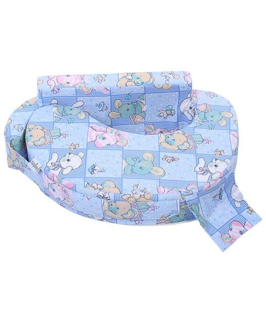 Baby Feeding Pillow Blue - Animals And Bird Print-0