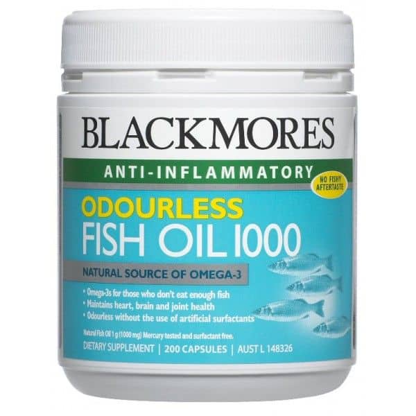 Blackmores Odourless Fish Oil 1000mg 200Cap minis-731