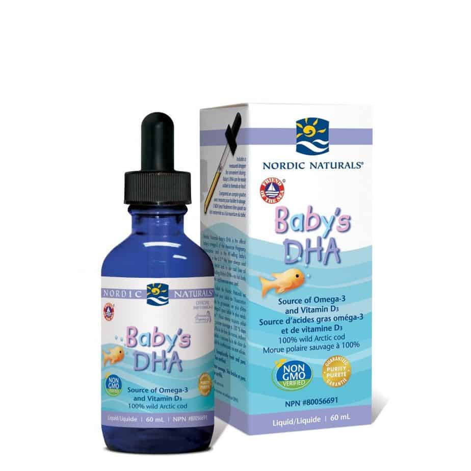 Nordic Naturals BABY'S DHA Liquid with Vit D , 60mls-0