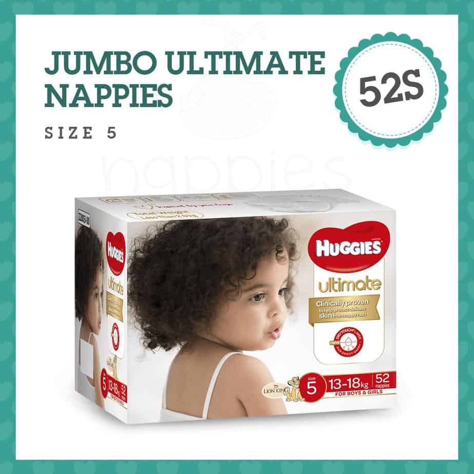 Huggies Ultimate Walker Nappies Boy - Unisex - Jumbo Box - 52s-0