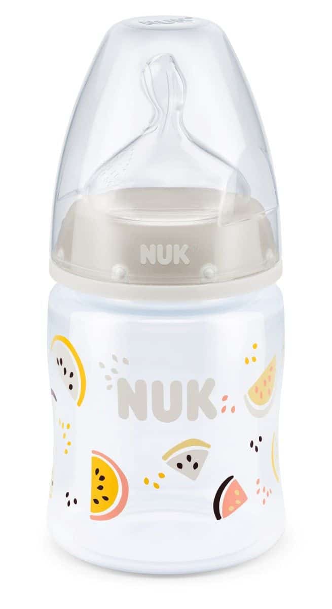 NUK First Choice+ Bottle 150mL Medium Teat 0-6 months - Cream-0
