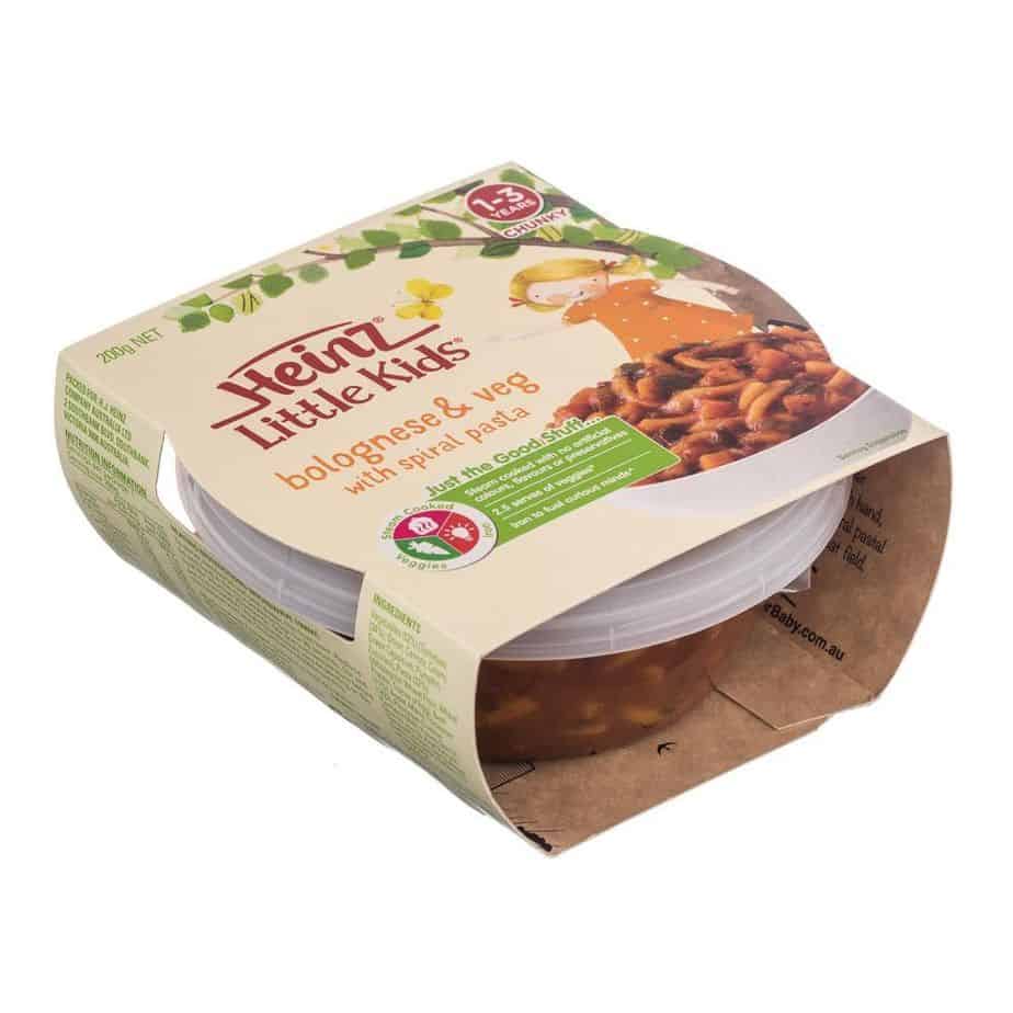 Heinz Little Kids Meals - Spiral Pasta Bolognese with Vegetables-0