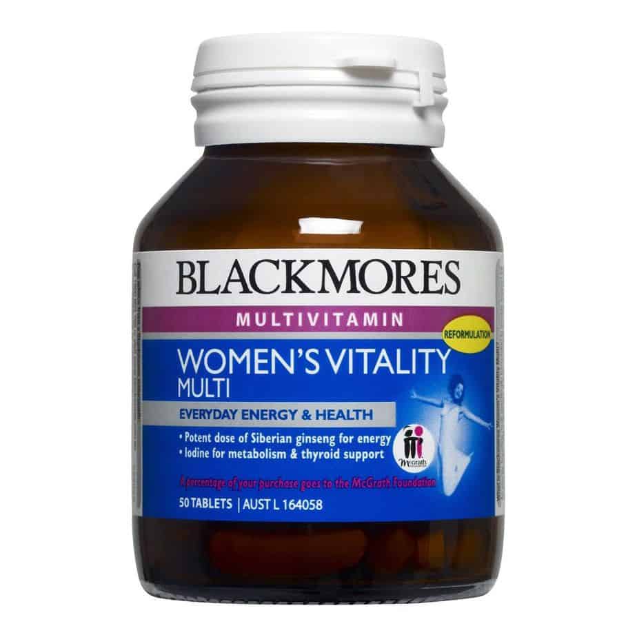 Blackmores Women's Vitality Multi 50 Tabs-0