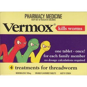 VERMOX Tablets 100mg 4s-0