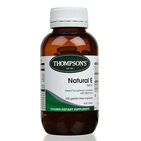 THOMPSONS Vit E 500iu 100s-0