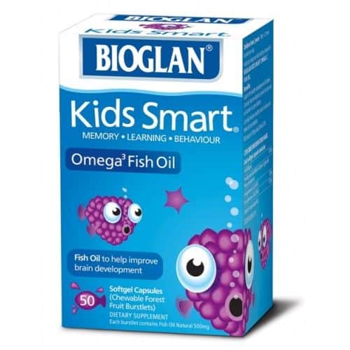 Natures Way Kids Smart Fish Oil forest fruit burst caps 50's-0