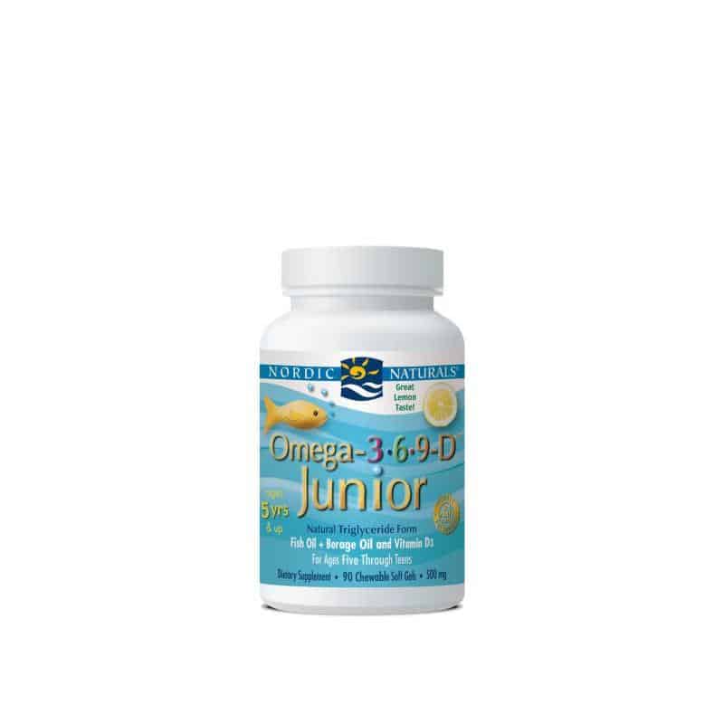 Nordic Naturals Junior Omega 3.6.9 capsules LEMON 90's-0