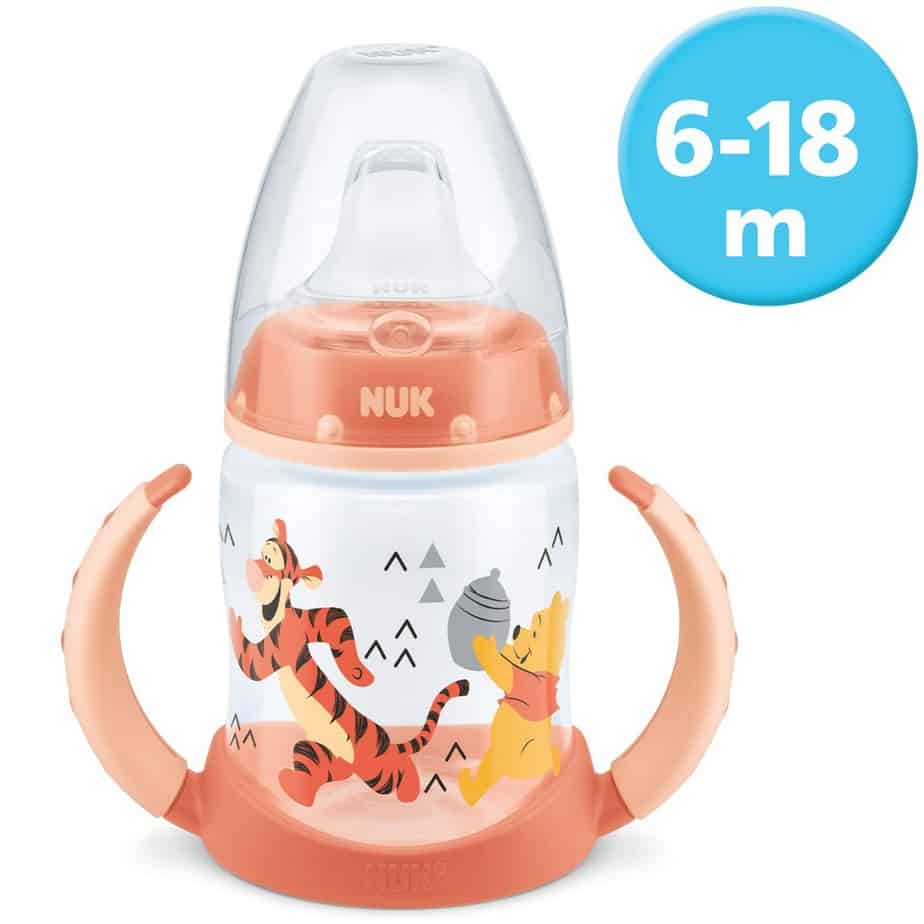 NUK First Choice+ Learner Bottle Winnie the Pooh - Orange-0