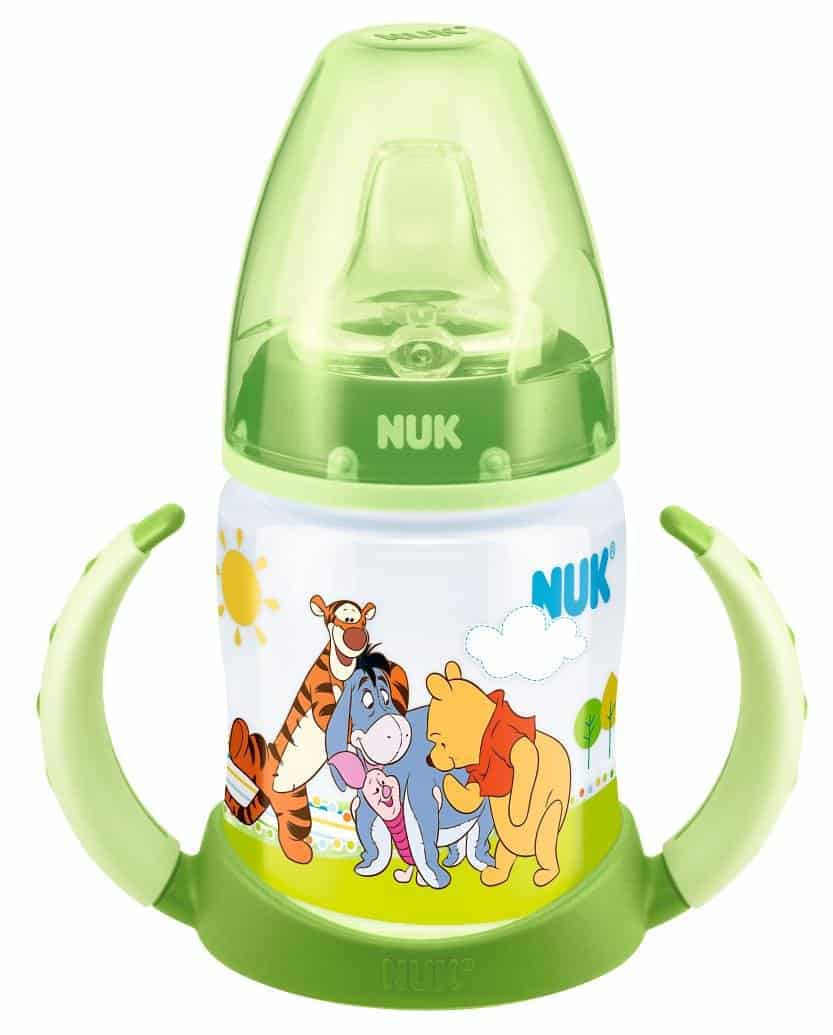 NUK First Choice+ Learner Bottle Winnie the Pooh - Green-11211