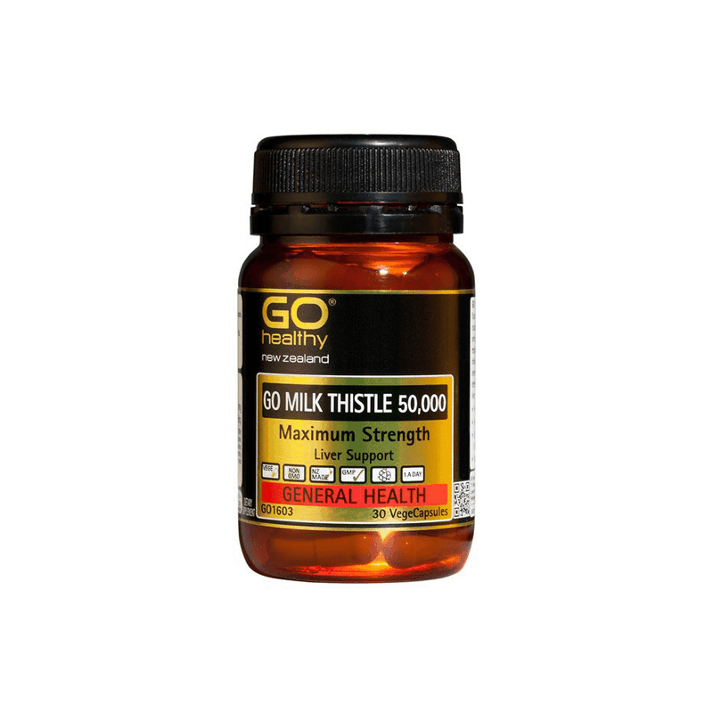 GO Healthy Milk Thistle 50000 Vegecaps 30's-0