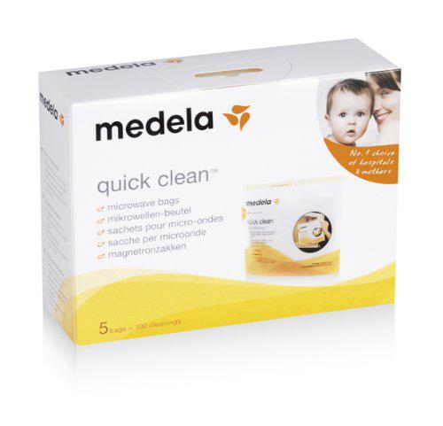 MEDELA Quick Clean MICROWAVE STEAM Sterilization bags-0