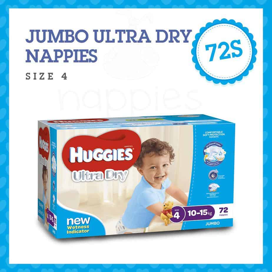 Huggies® Nappies Toddler Boy 10-15kg Jumbo 72s-0