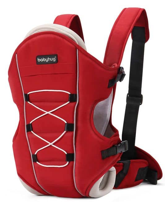 Baby Cuddle Up 3 Way Baby Carrier - Red-0